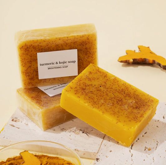 lemon turmeric & kojic acid brightening soap